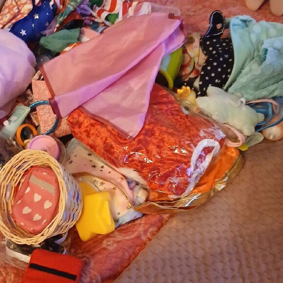 Doll Accessories Bundle with Red Ladder - Picture 2 of 5